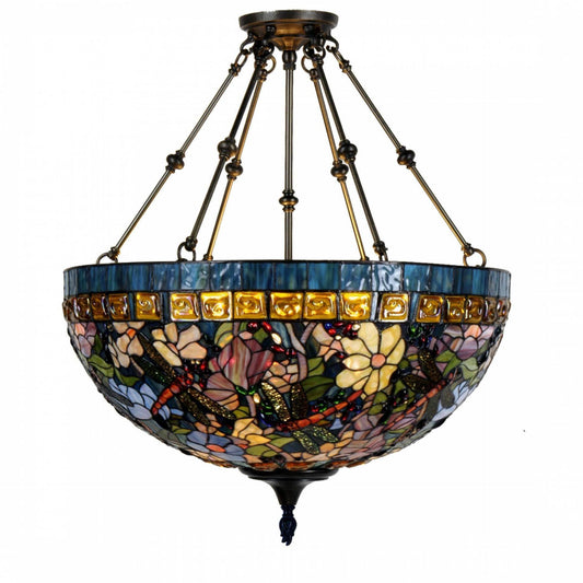 Paradise Fordított Tiffany Mennyezeti Tiffany Függő Lámpa