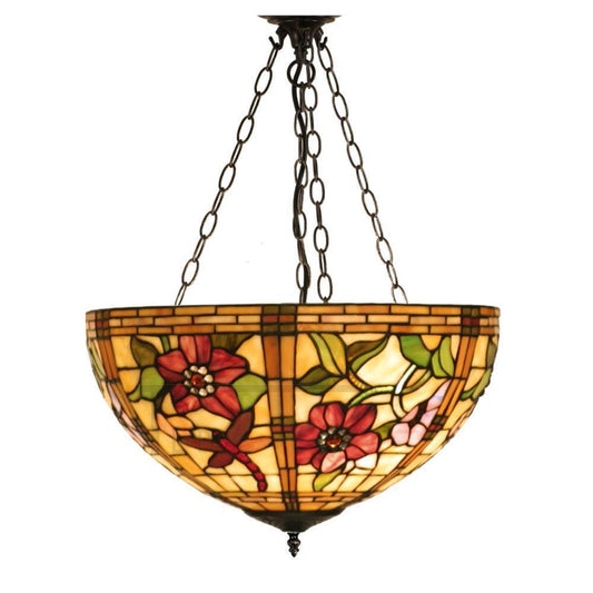 Pavot Közepes Fordított Tiffany Mennyezeti Tiffany Függő Lámpa