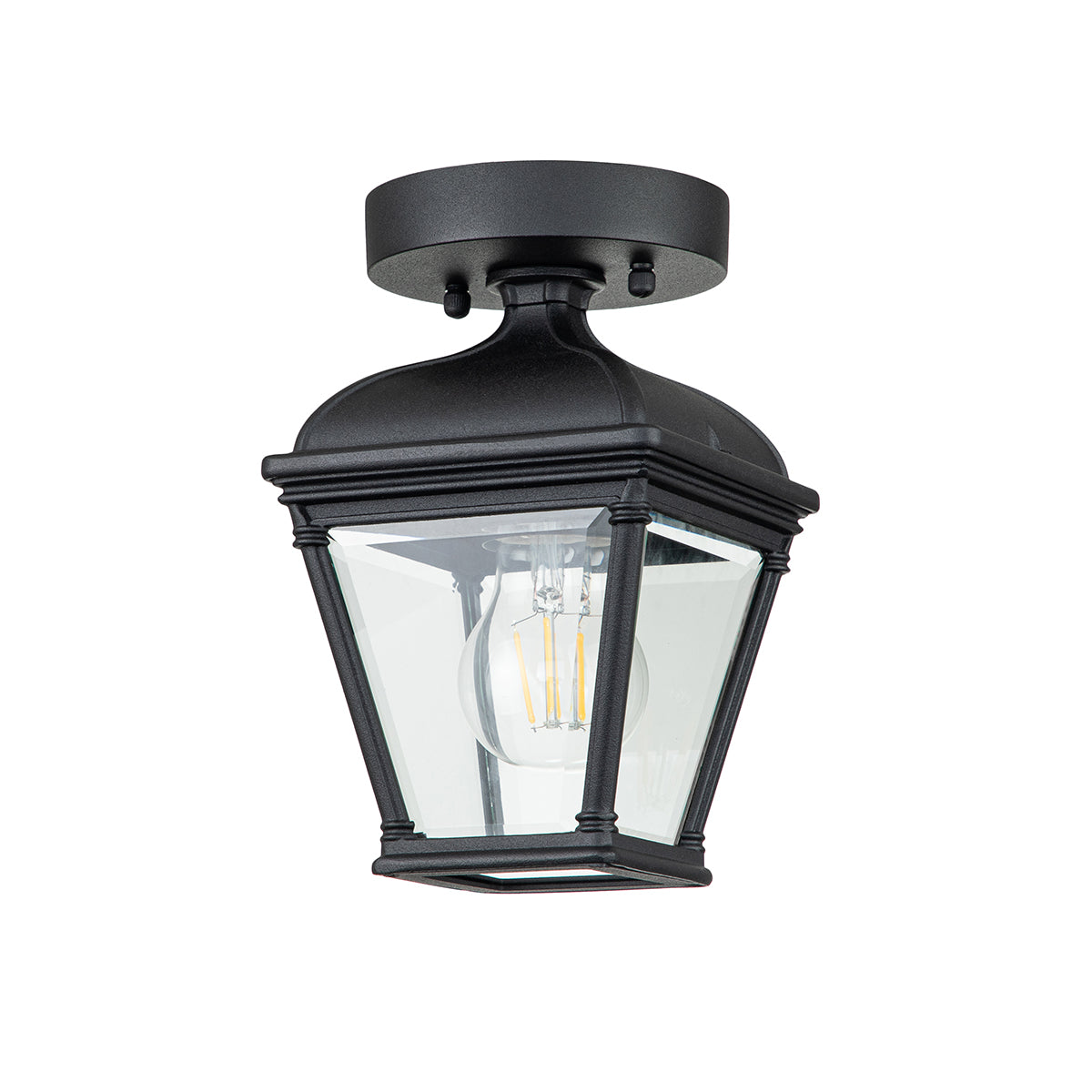 Bayview Fekete Függő Kültéri Porch Lantern