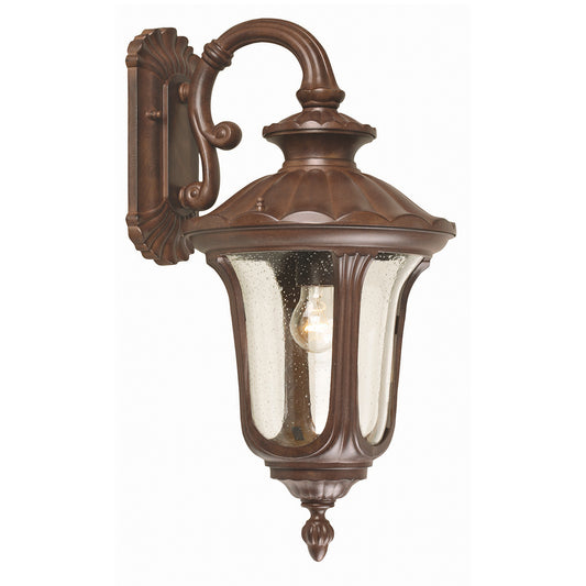 Chicago Kültéri Lefelé Néző Fali Lantern, Bronz