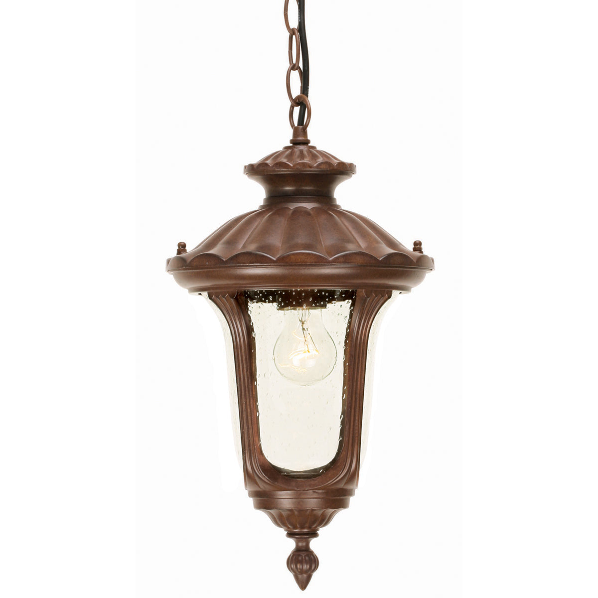 Chicago Kicsi Kültéri Függő Lantern, Bronz
