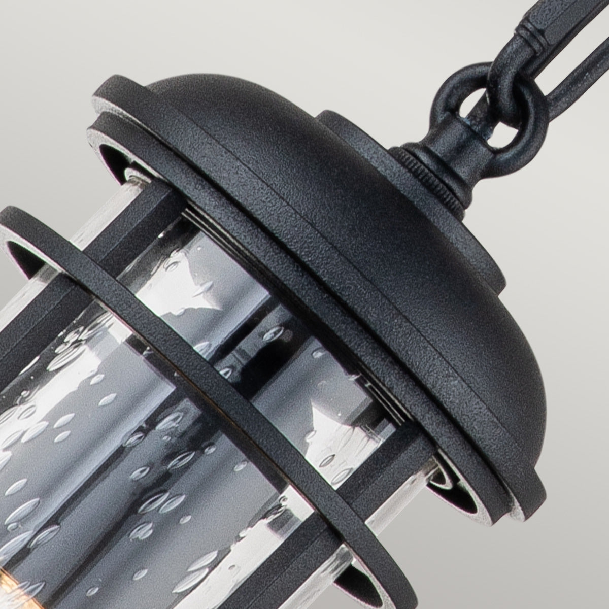 Lighthouse Kültéri Kicsi Fekete Függő Mennyezeti Lantern