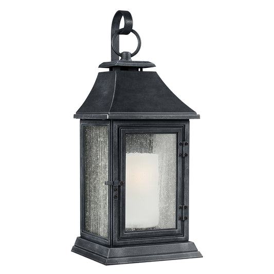 Shepherd Extra Nagy Kültéri Fali Lantern, Cink