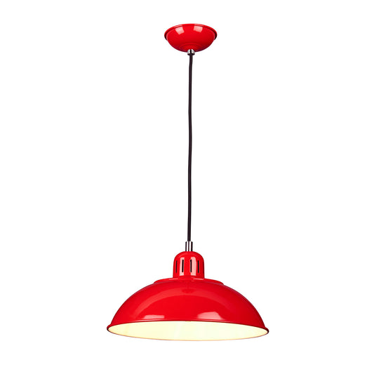 Franklin Industrial Red Mennyezeti FüggőLámpa