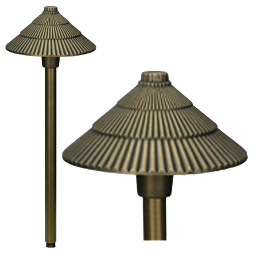 Bronz Kültéri Round LED Pagoda Spot Lámpa