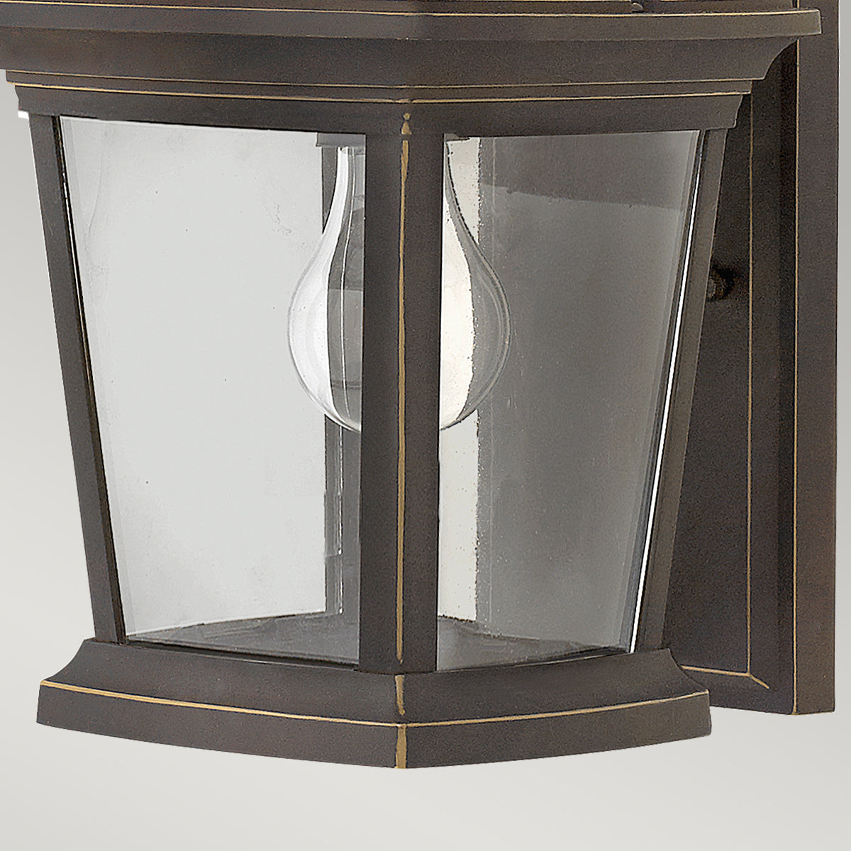 Bromley Kültéri Kicsi Fali Lantern, Bronz