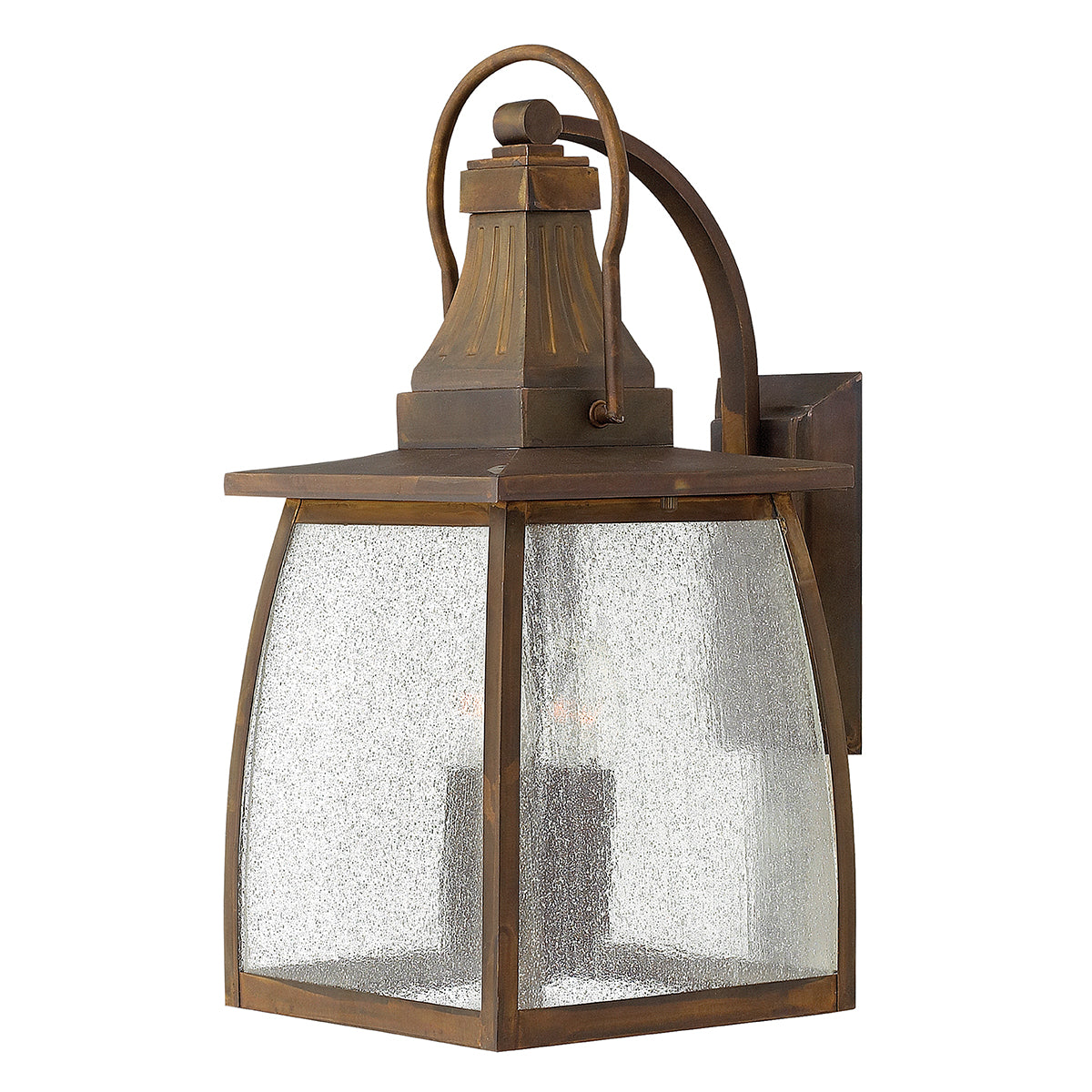 Montauk Kültéri 2 Izzós Nagy Fali Lantern, Bronz