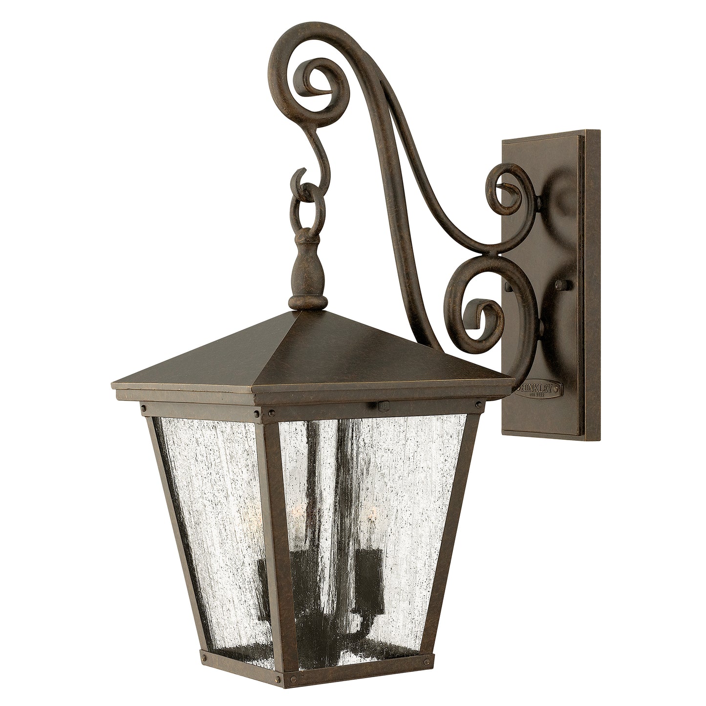 Trellis Kültéri Fali Lantern Lámpa, Bronz