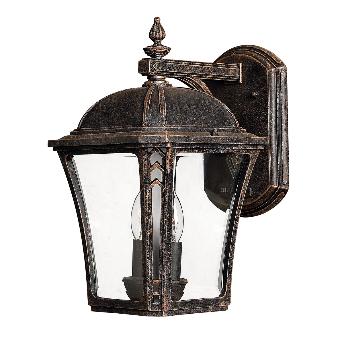 WabHamu Kültéri Bronz Fali Lantern, 2 Izzós