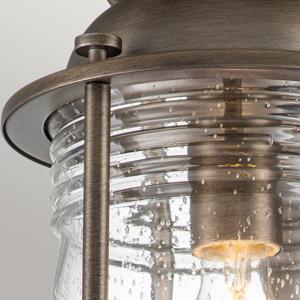 Hamulés Bay Kültéri Nagy Fali Lantern, Bronz