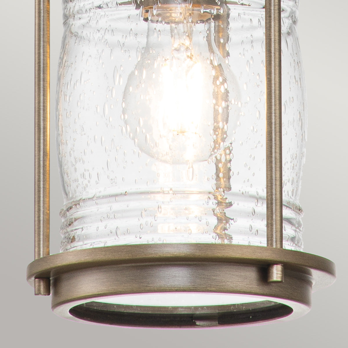 Hamulés Bay Kültéri Kicsi Függő Lantern, Bronz