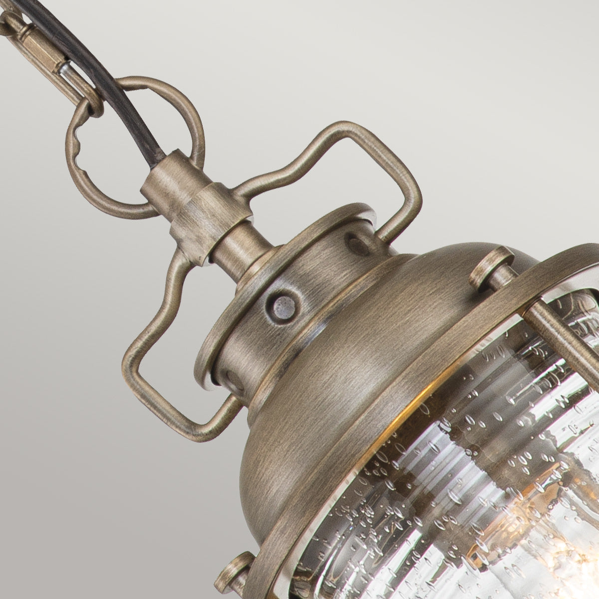 Hamulés Bay Kültéri Kicsi Függő Lantern, Bronz