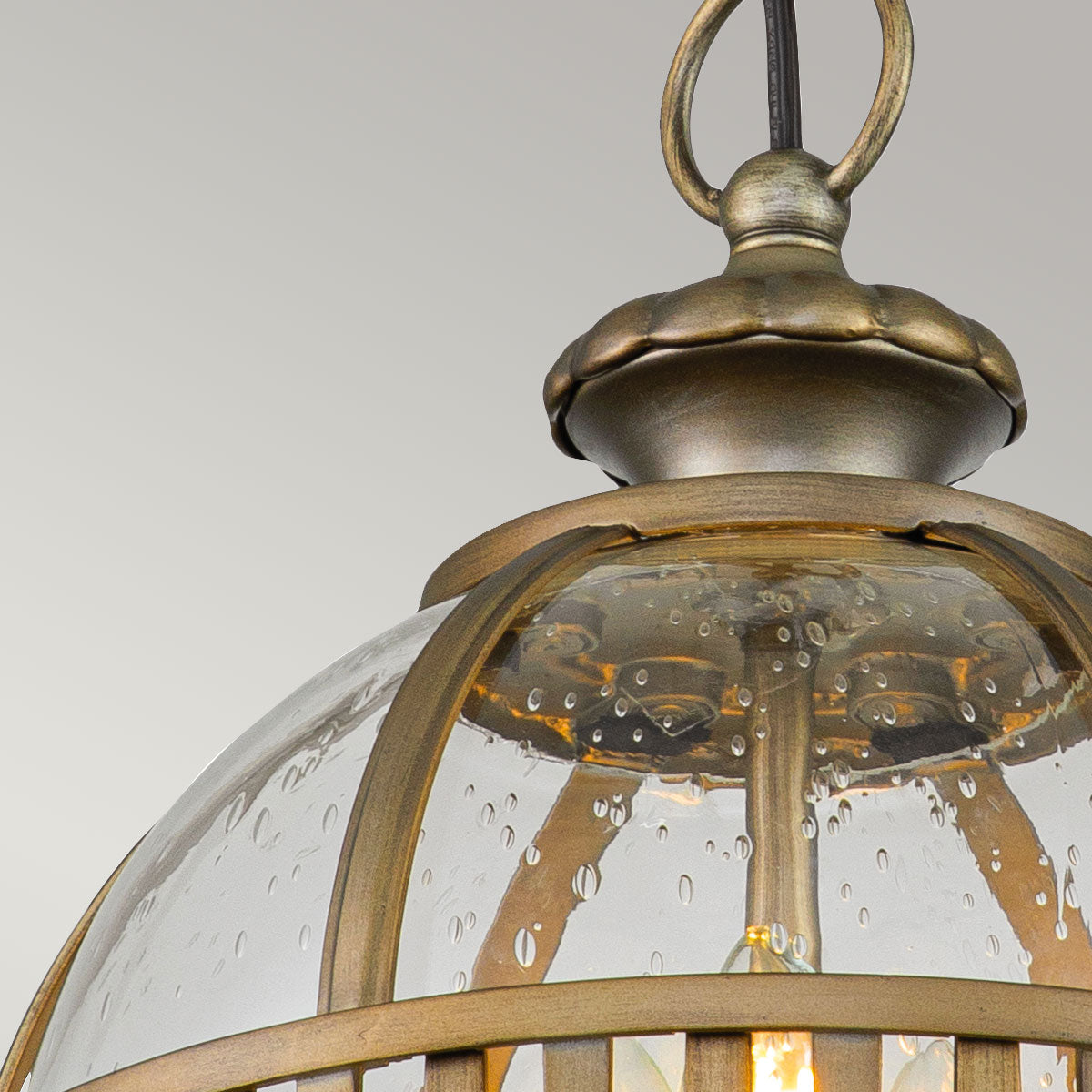Halleron 3 Izzós Kültéri Függő Lantern, Bronz