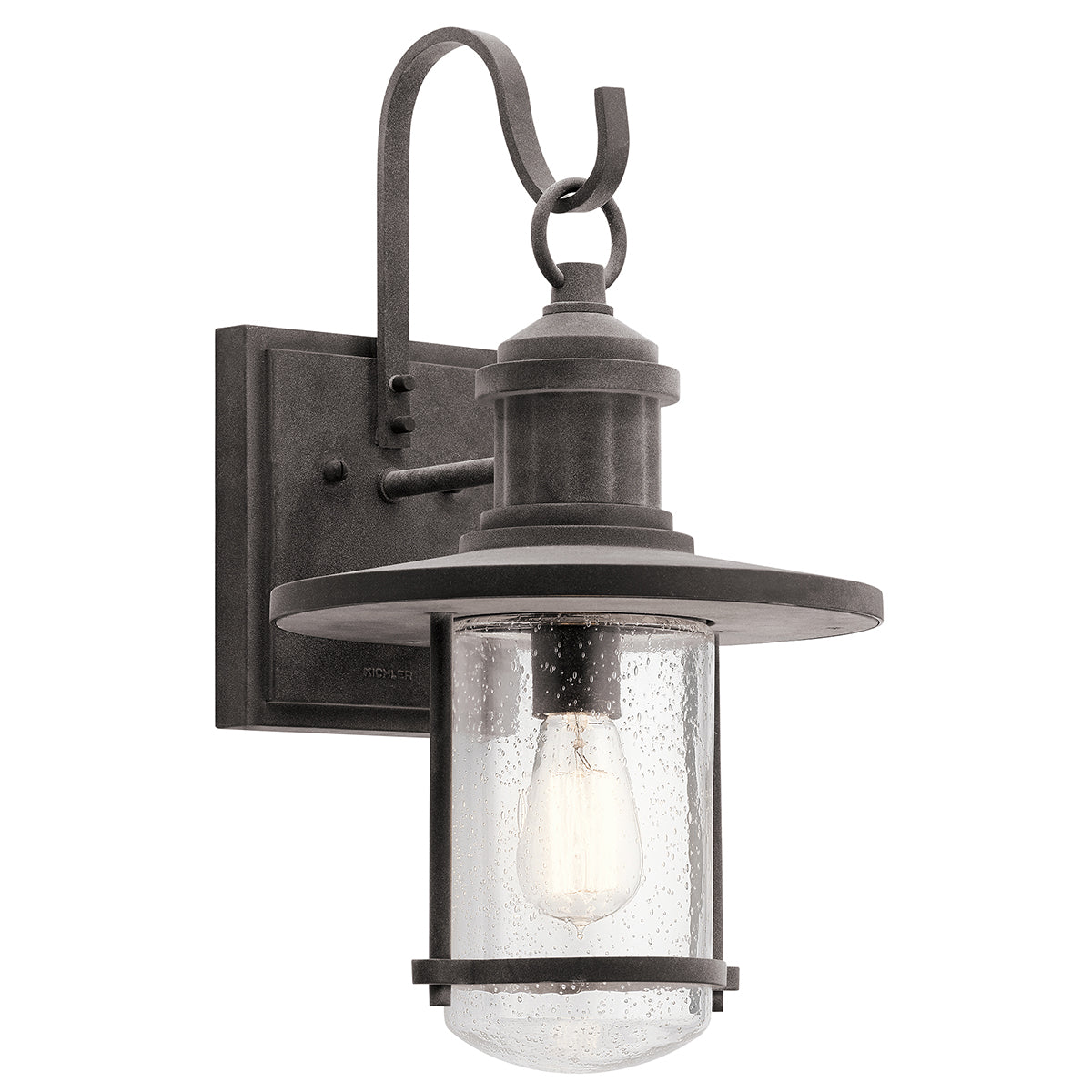 Riverwood XL Kültéri Fali Lantern, Cink