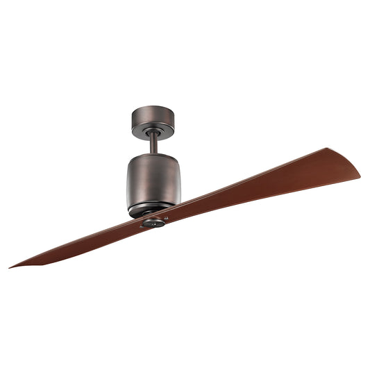 Kichler Ferron 152cm Mennyezeti Ventilátor Távirányítóval - Oil Polírozott Bronz