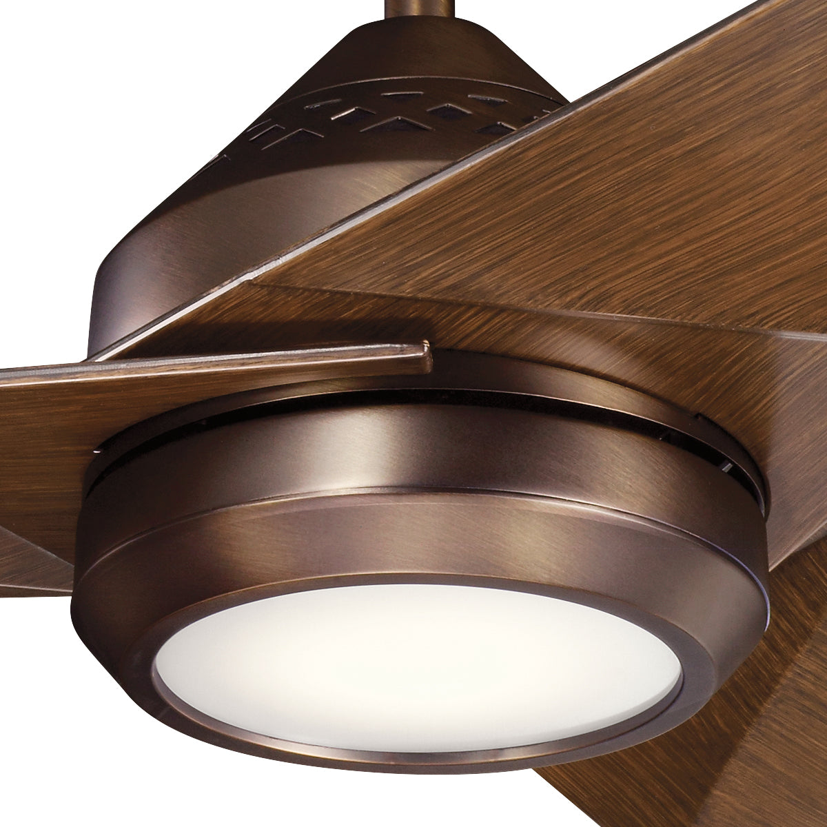 Kichler Jade 152cm Mennyezeti Ventilátor LED Lámpával & Távirányítóval - Oil Polírozott Bronz