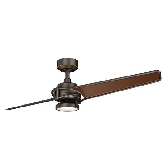 Kichler Xety 142cm Mennyezeti Ventilátor Távirányítóval - Olde Bronz