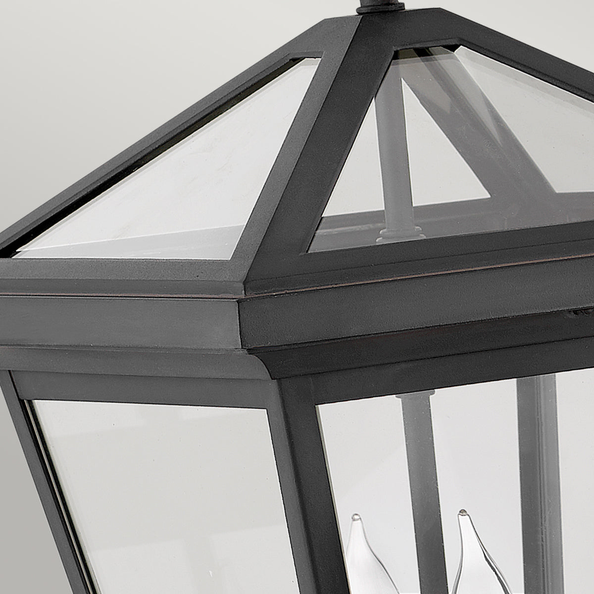Alford Place Kültéri 2 Izzós Fekete Kültéri Fali Lantern
