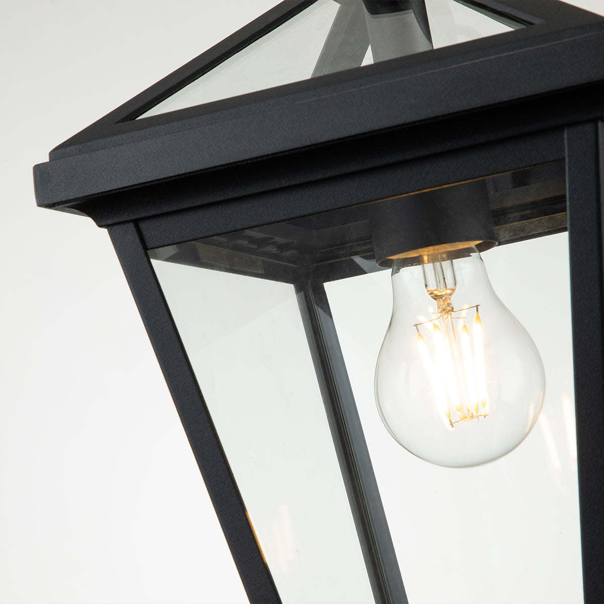 Alford Place Kicsi Kültéri Fekete Függő Lantern