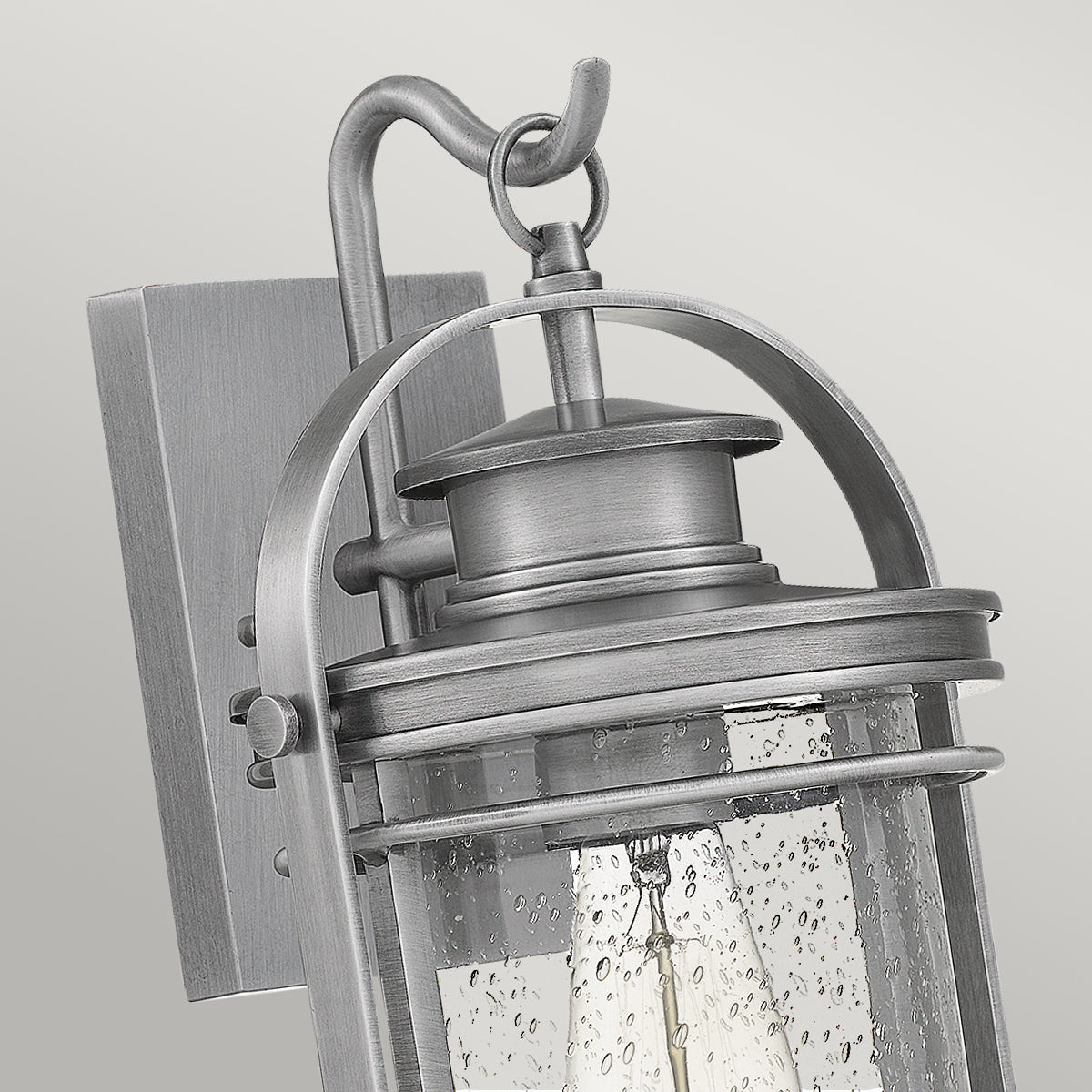 Booker Ezüst Kültéri Fali Lantern, Aluminium