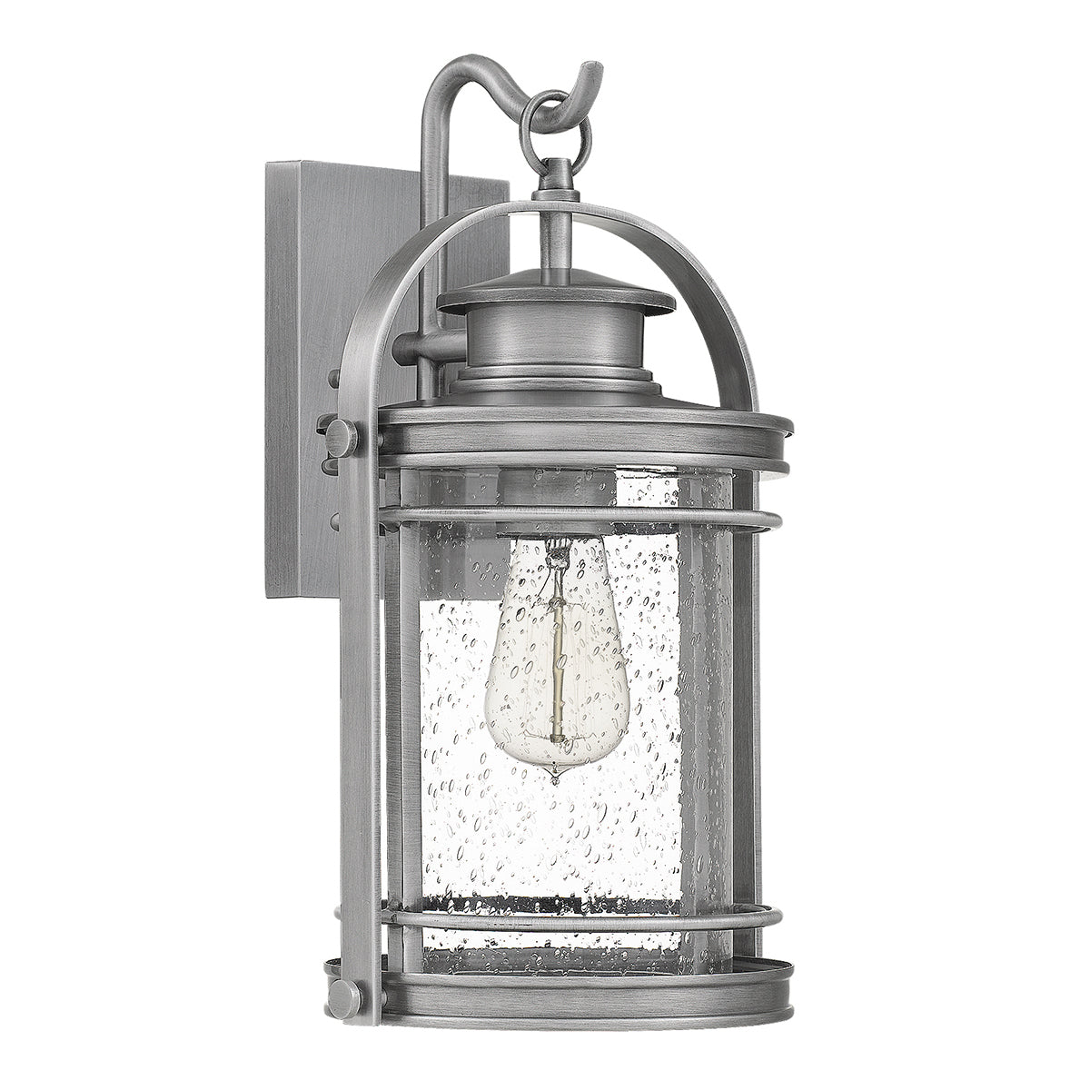 Booker Ezüst Kültéri Fali Lantern, Aluminium