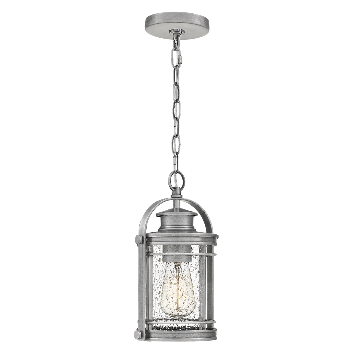 Booker Kültéri Függő Ezüst Függő Lantern, Aluminium