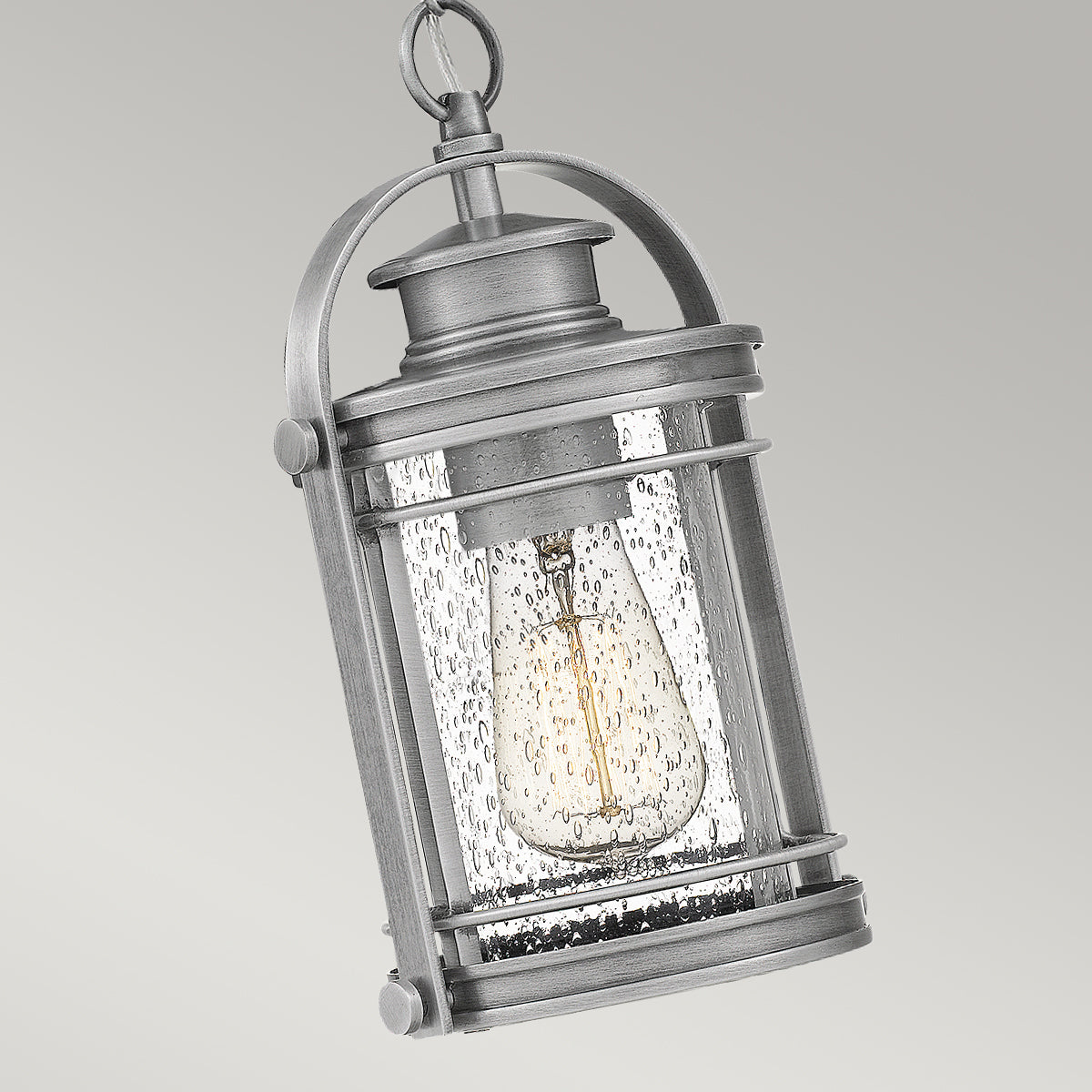 Booker Kültéri Függő Ezüst Függő Lantern, Aluminium