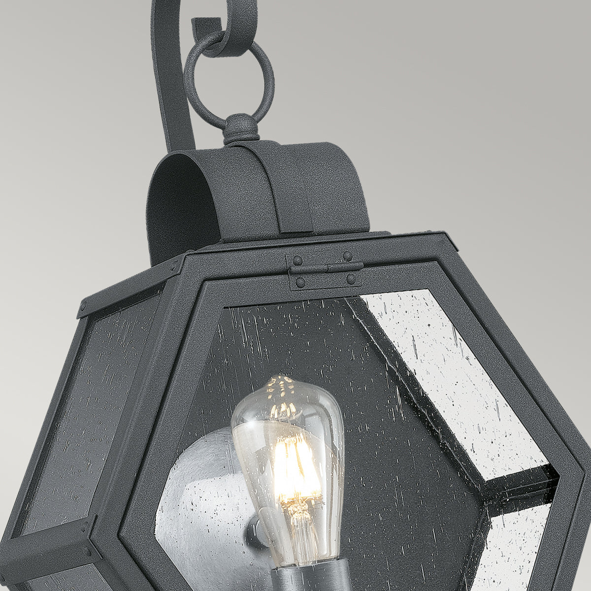 Heath Fekete Kültéri Fali Lantern