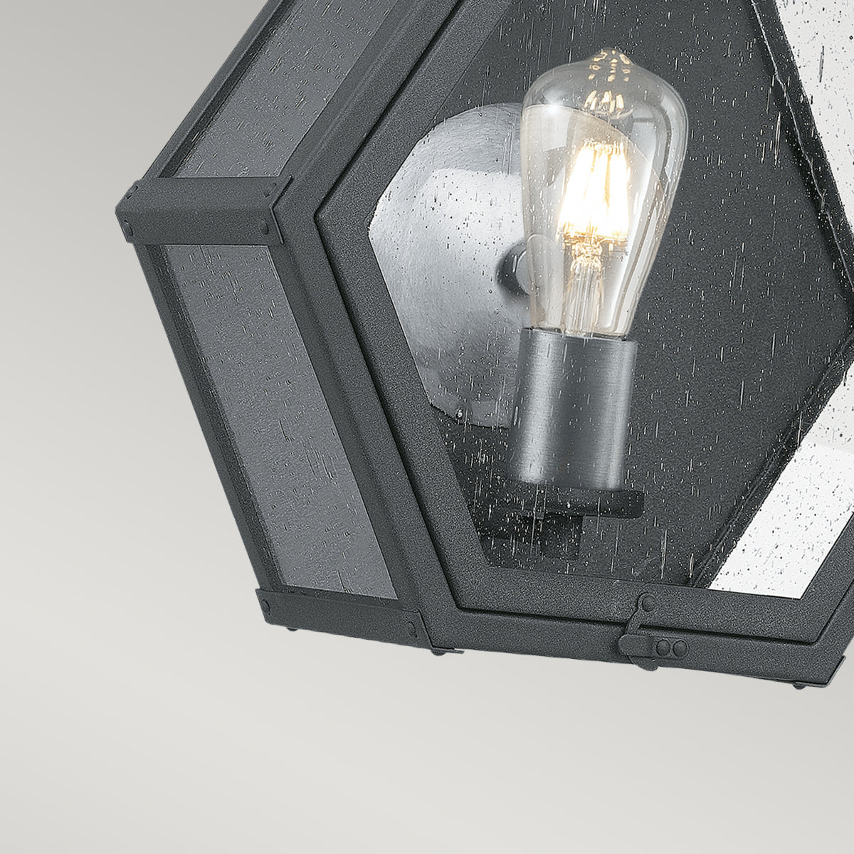 Heath Fekete Kültéri Fali Lantern