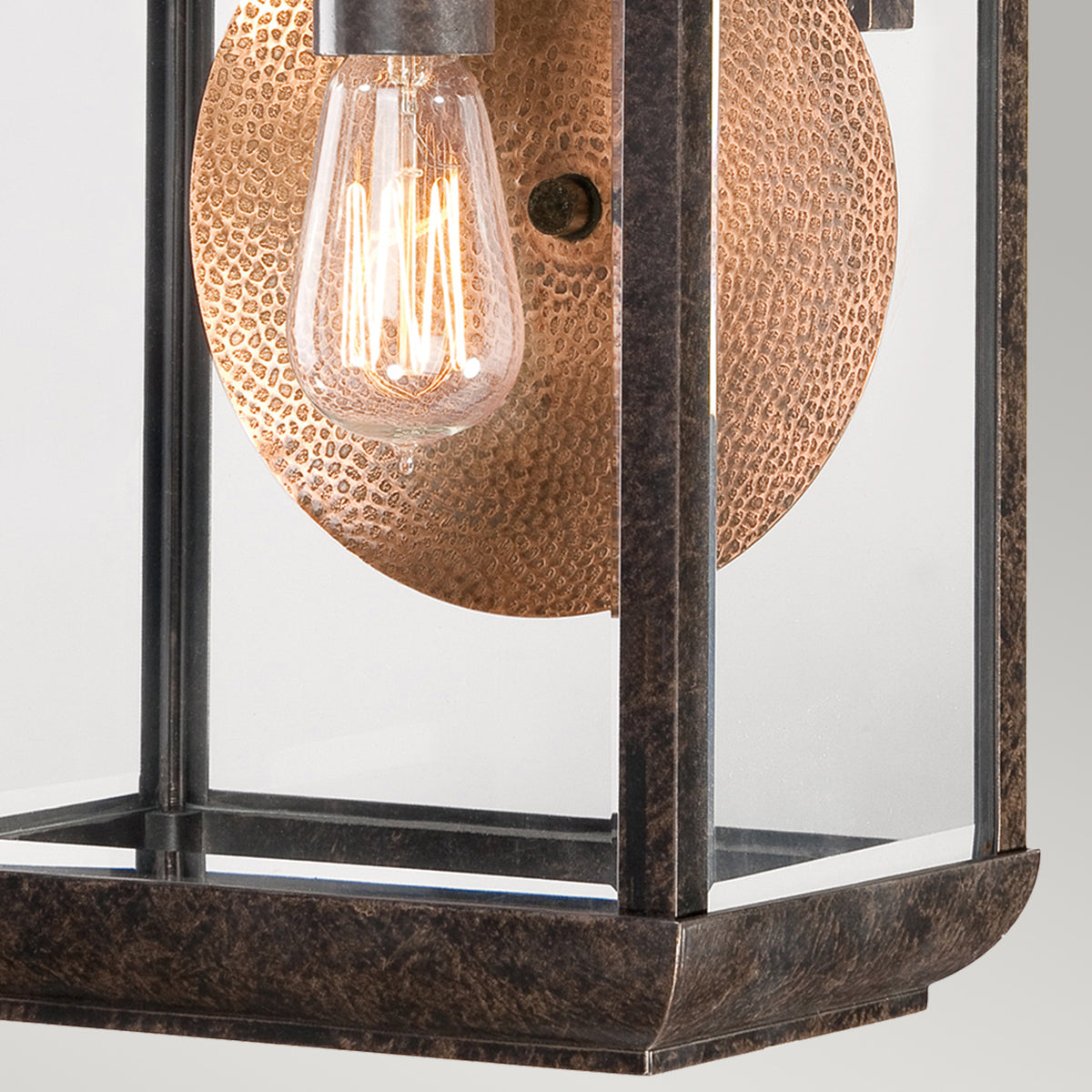 Byron Kültéri Nagy Fali Lantern, Bronz