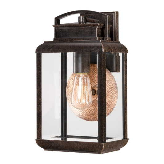 Byron Kültéri Bronz Fali Lantern, Single Lamp