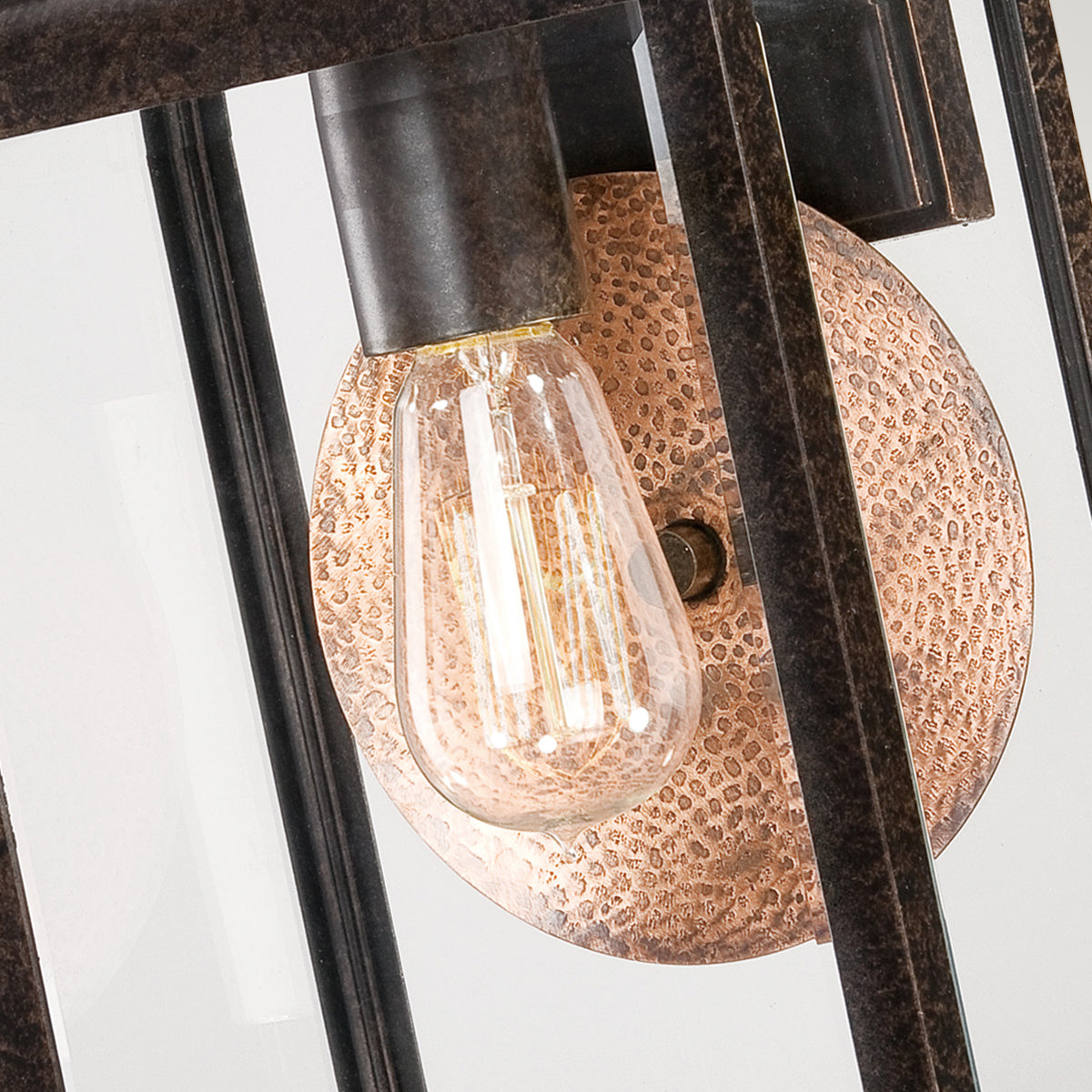 Byron Kültéri Bronz Fali Lantern, Single Lamp