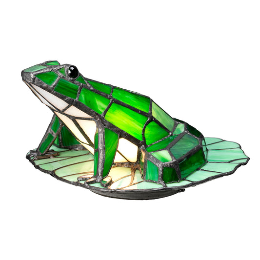 Tiffany Zöld Frog Animal Lamp