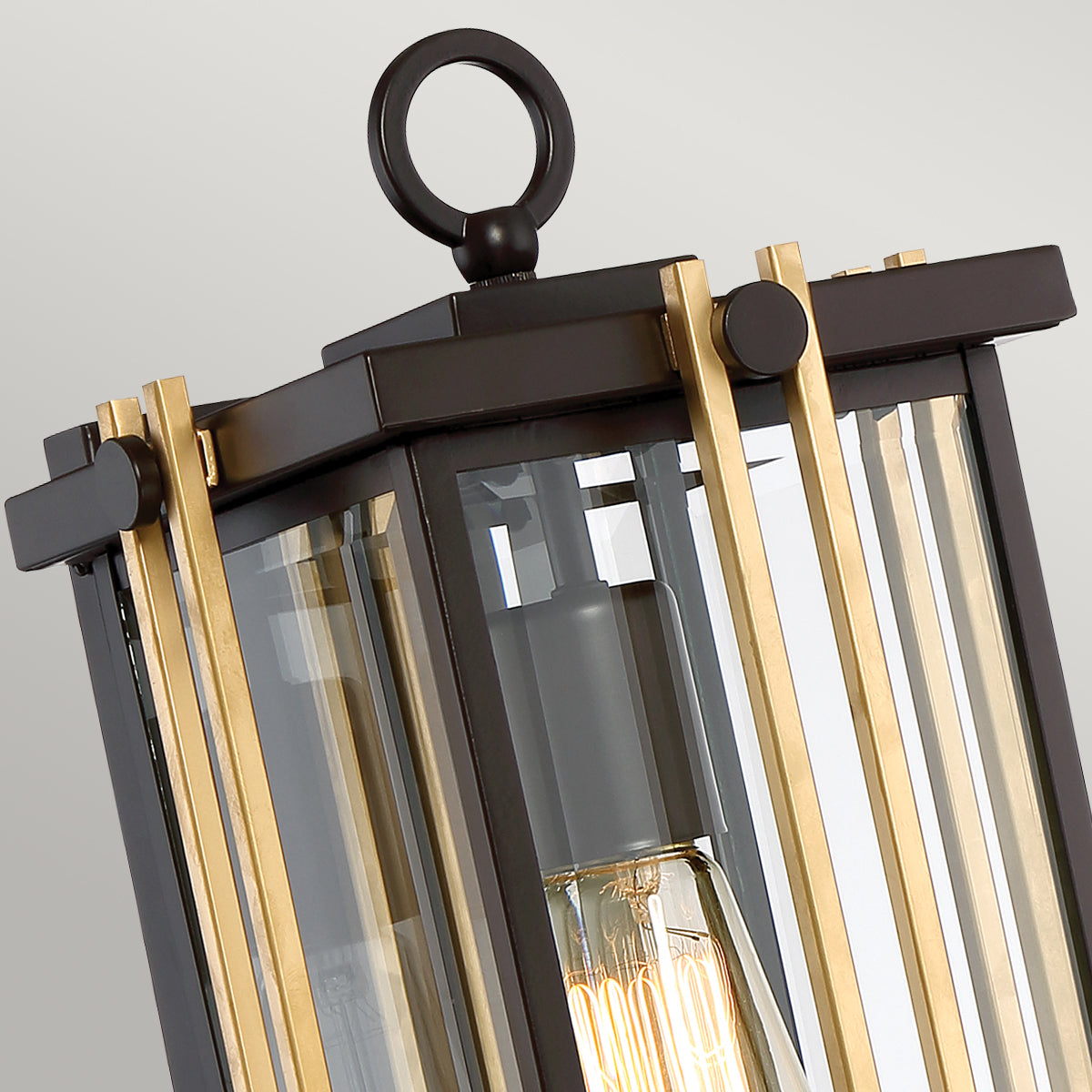 Aranyenrod Kültéri Bronz Fali Lantern Lámpa