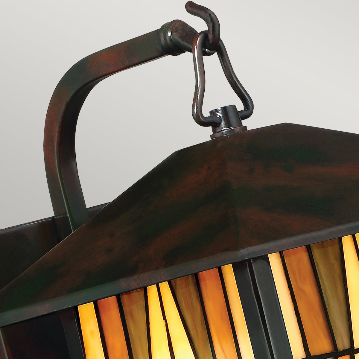 Inglenook Tiffany Kültéri Fali Lantern Lámpa
