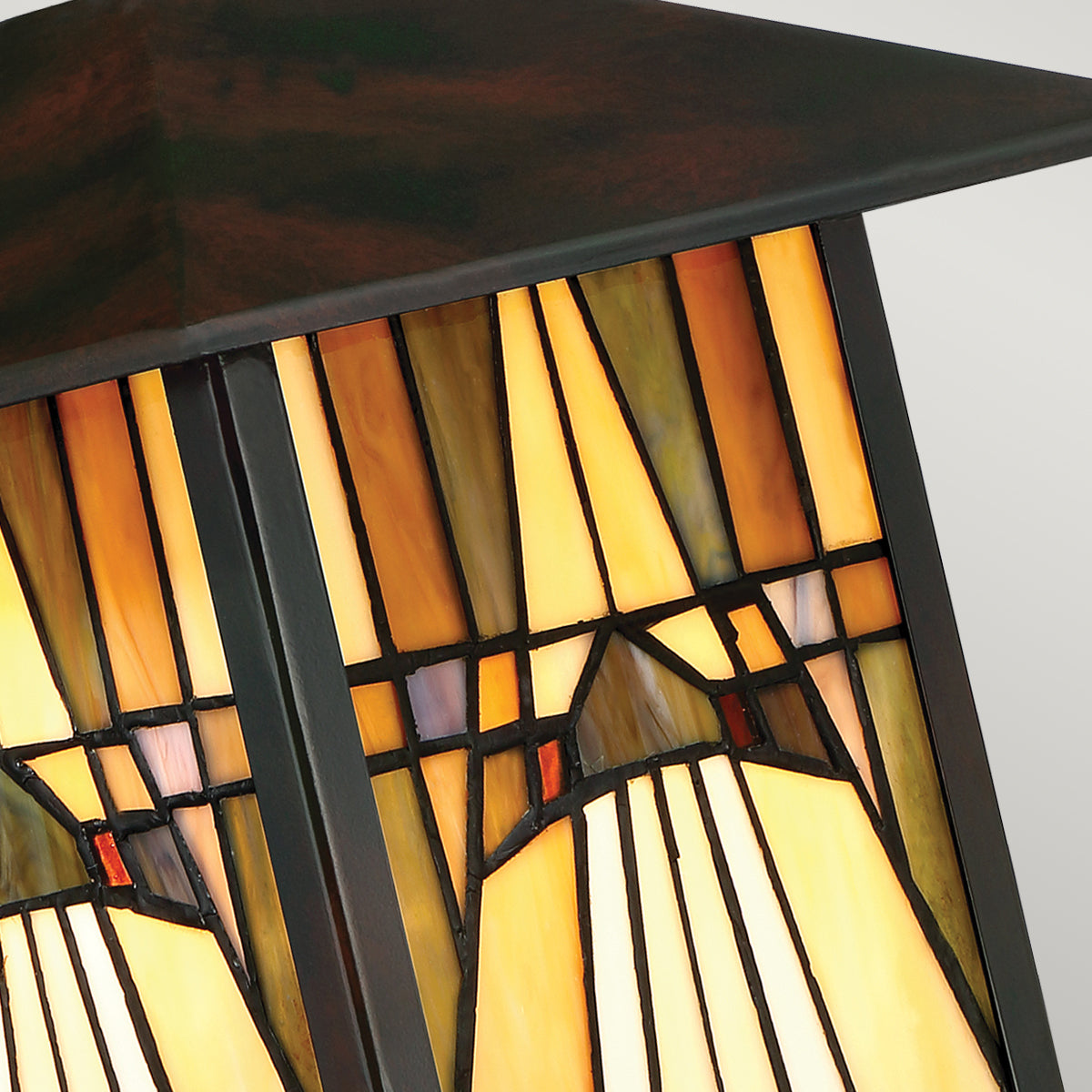 Inglenook Tiffany Kültéri Fali Lantern Lámpa