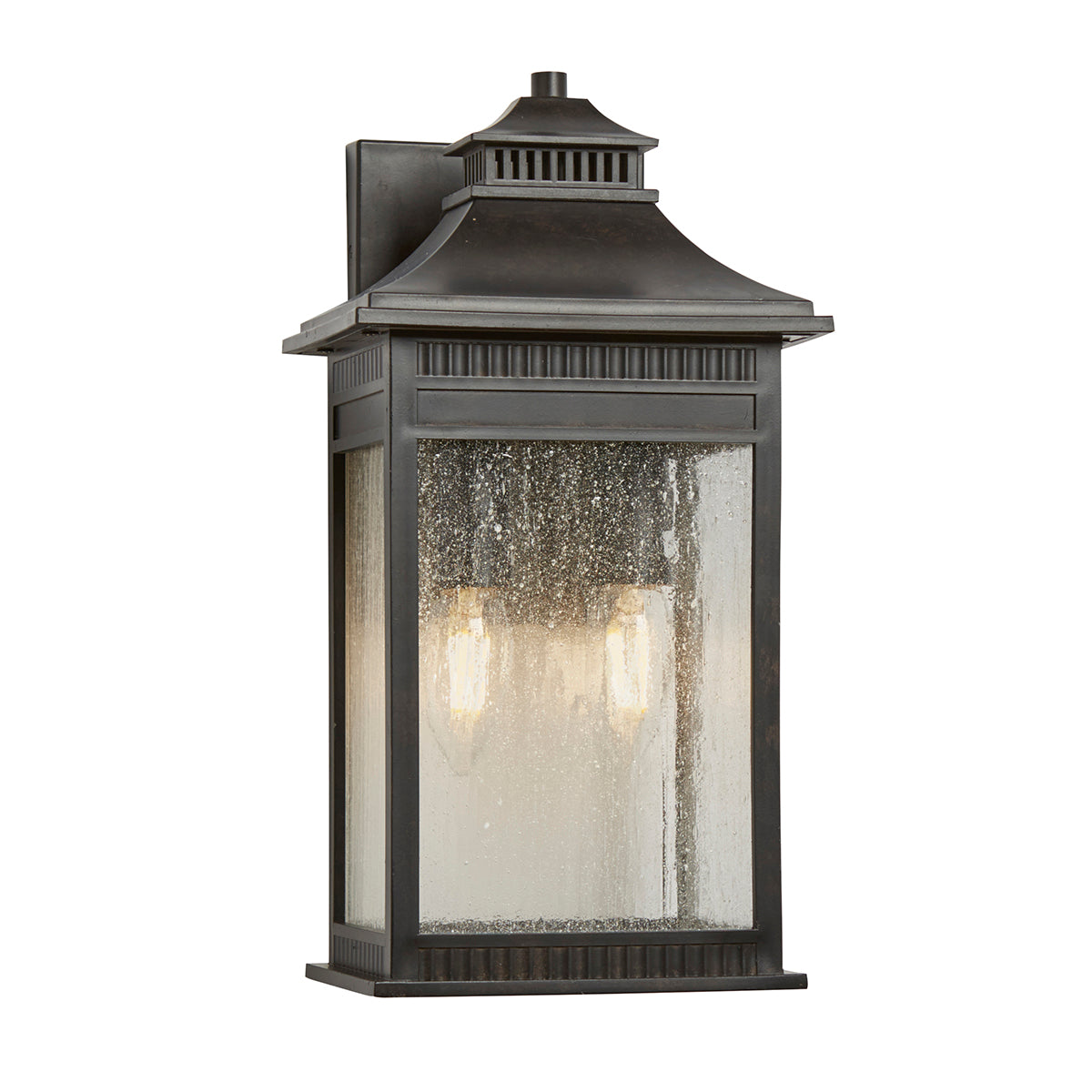 Livingston Kültéri Kettős Bronz Fali Lantern