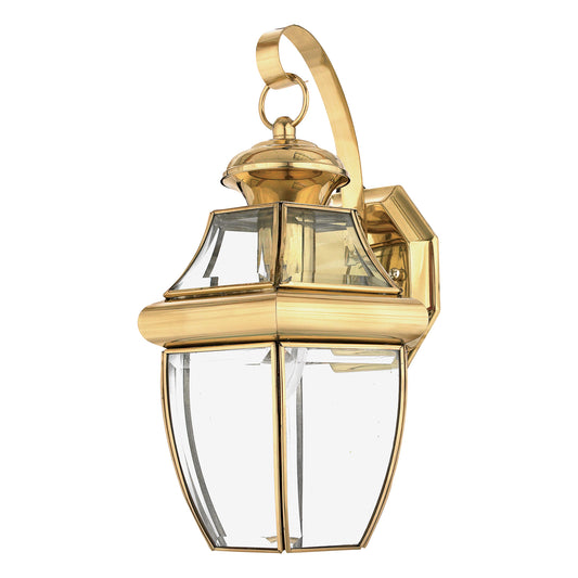 Newbury Kültéri Antikolt Sárgaréz Fali Lantern