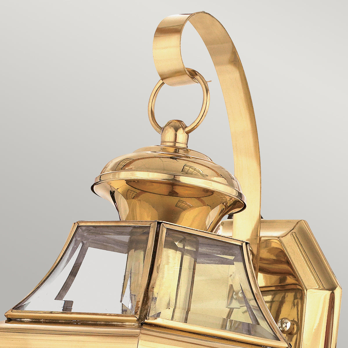 Newbury Kültéri Antikolt Sárgaréz Fali Lantern
