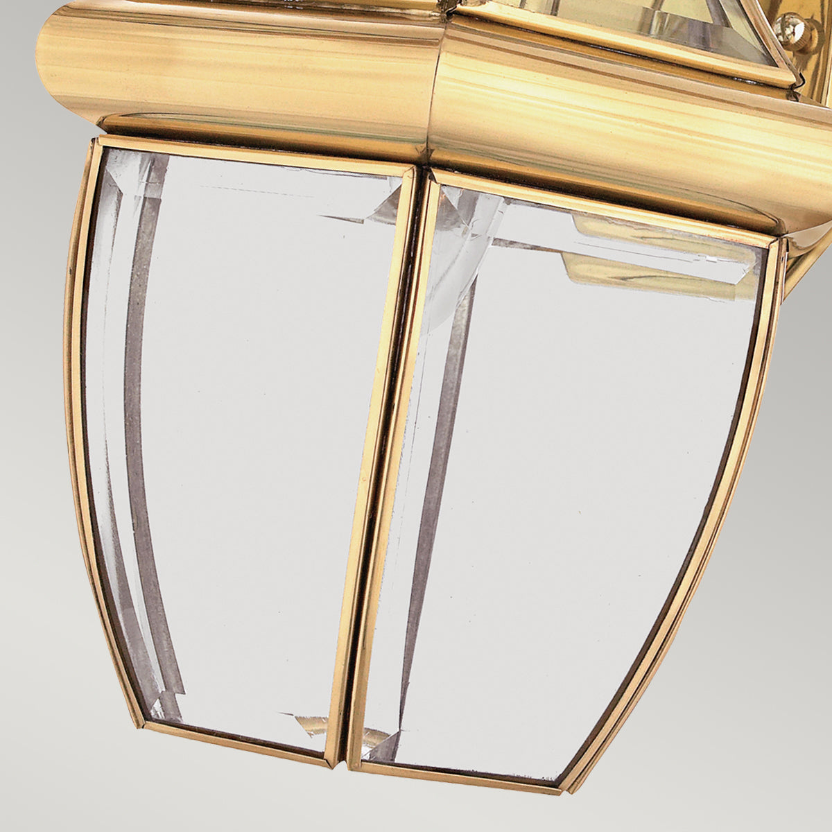 Newbury Kültéri Antikolt Sárgaréz Fali Lantern
